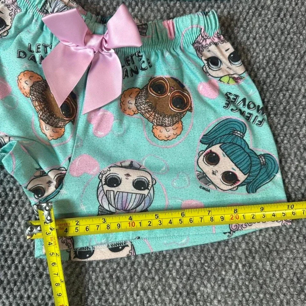 Y2K L.O.L. Surprise Dancefloor Divas Baby Tee & Short Shorts Pajama Set